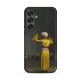 Prayer in the Mosque - Jean-leon Gerome Phone Case Samsung Galaxy S25 Plus / Matte Black Phone Case Printed Person Golden Robe White Cairo