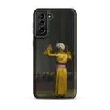 Prayer in the Mosque - Jean-leon Gerome Phone Case Samsung Galaxy S21 Plus / Matte Black Phone Case Printed Person Golden Robe White Cairo