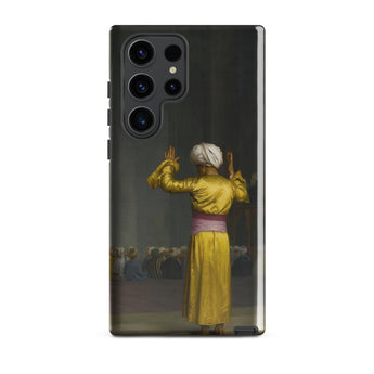 Prayer in the Mosque - Jean-leon Gerome Phone Case Samsung Galaxy S23 Ultra / Gloss Sleek Black Phone Case Detailed Classical Painting