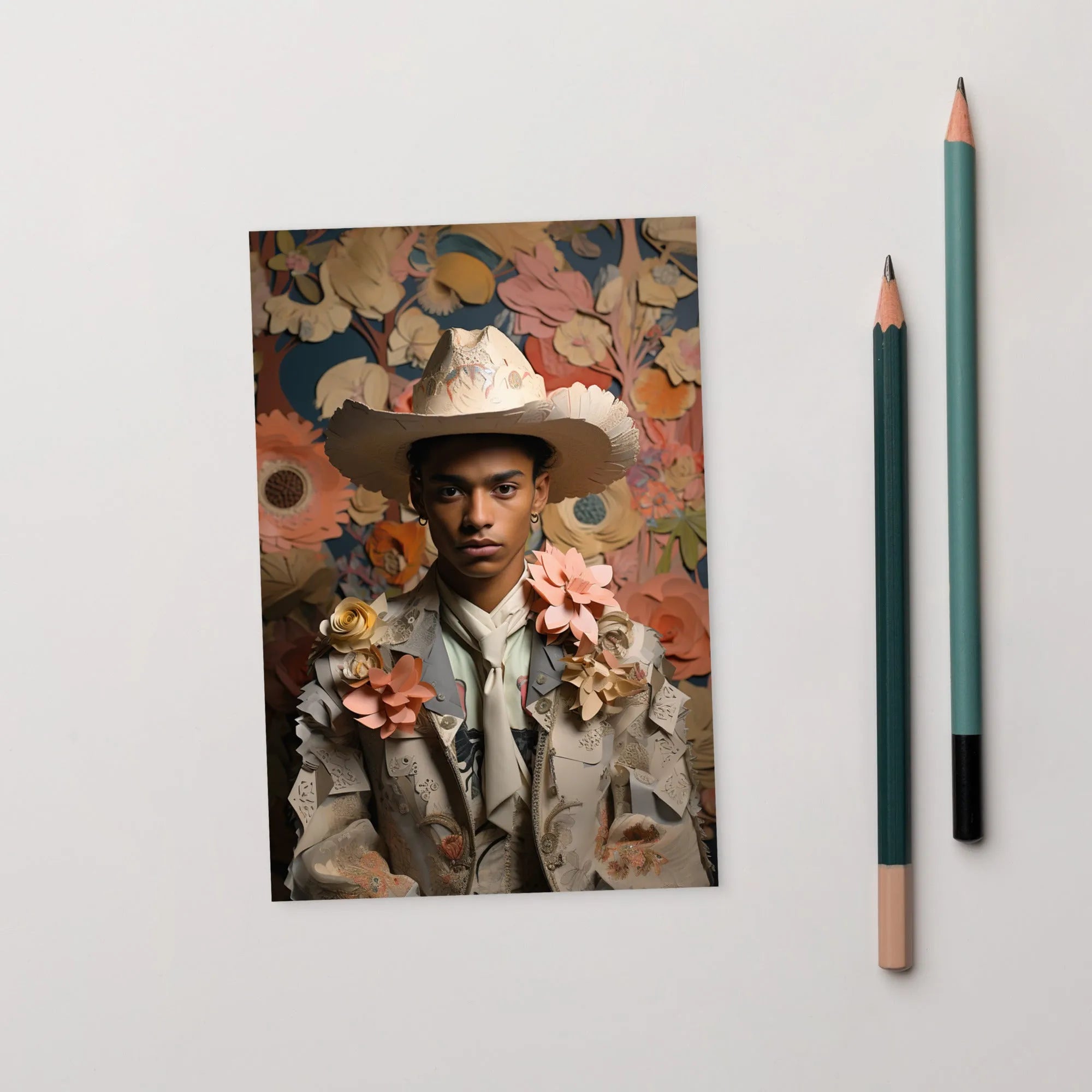 Presley - Gay Black Cowboy Art - Afroamerican Queerart Twunk - 4’x6’ - Posters Prints & Visual Artwork - Aesthetic Art