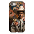 Presley - Gay Black Twunk Cowboy Art Iphone Case, 8 / Matte, Floral Cowboy Phone Case