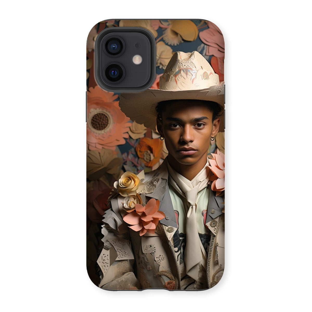 Presley - Gay Black Twunk Cowboy Art Iphone Case - 12 / Matte