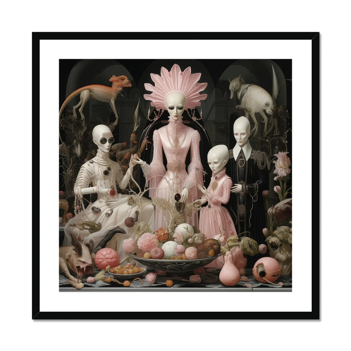 Pretty in Pink - Lowbrow Queer Horror Art Print