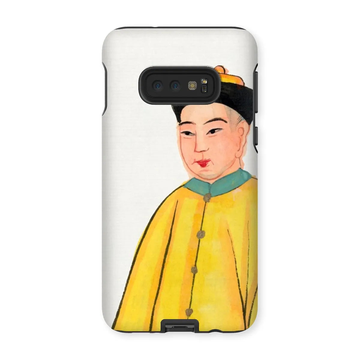 Priest In Yellow Robes - Chinese Aesthetic Art Phone Case - Samsung Galaxy S10e / Matte - Mobile Phone Cases