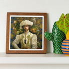 Prince Alfonso Gay Spanish Royalty Baroque Art Print, Framed Portrait Painting Person Renaissance Style White Clothing Hat