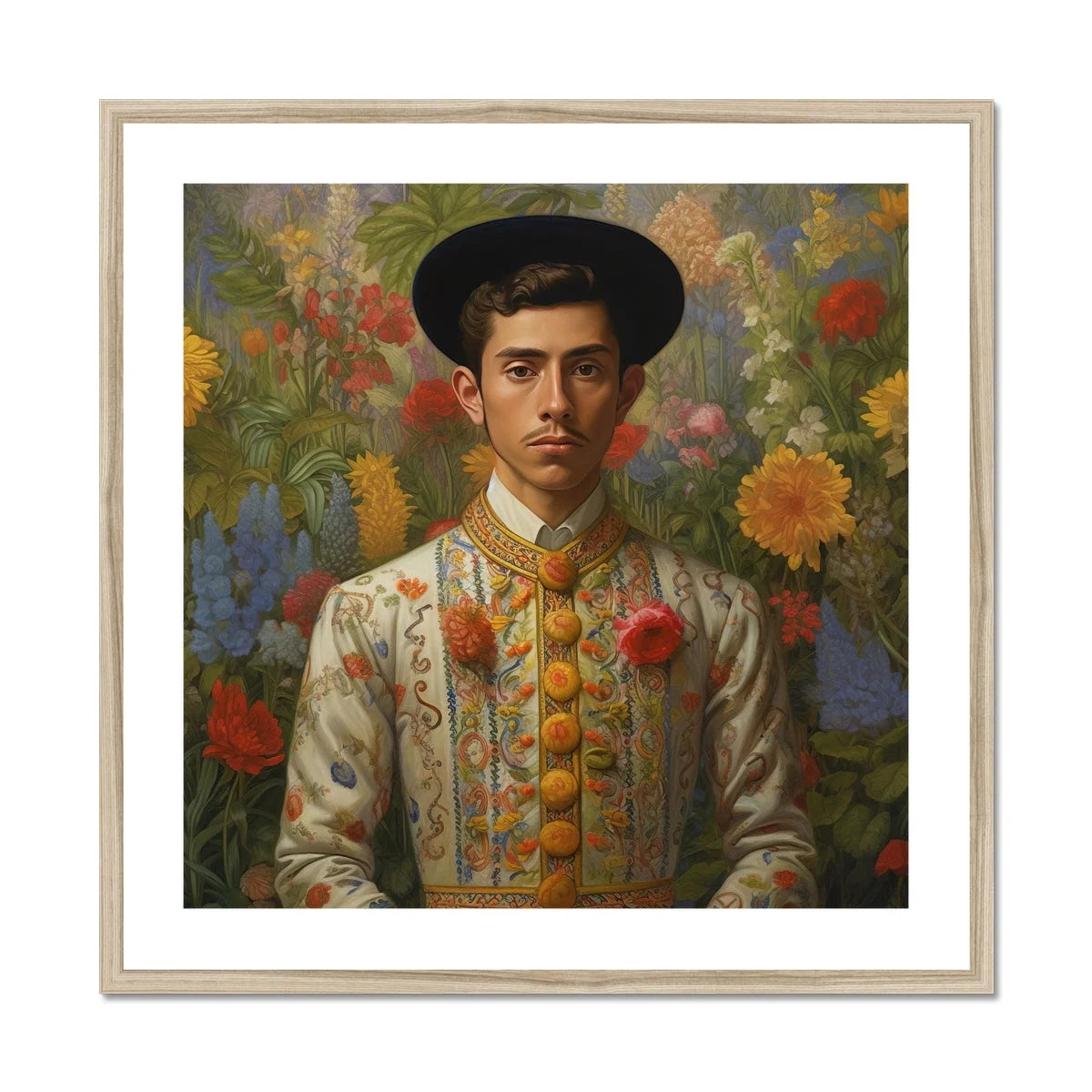 Prince Bernardino - Gay Mexican Royalty Art Print