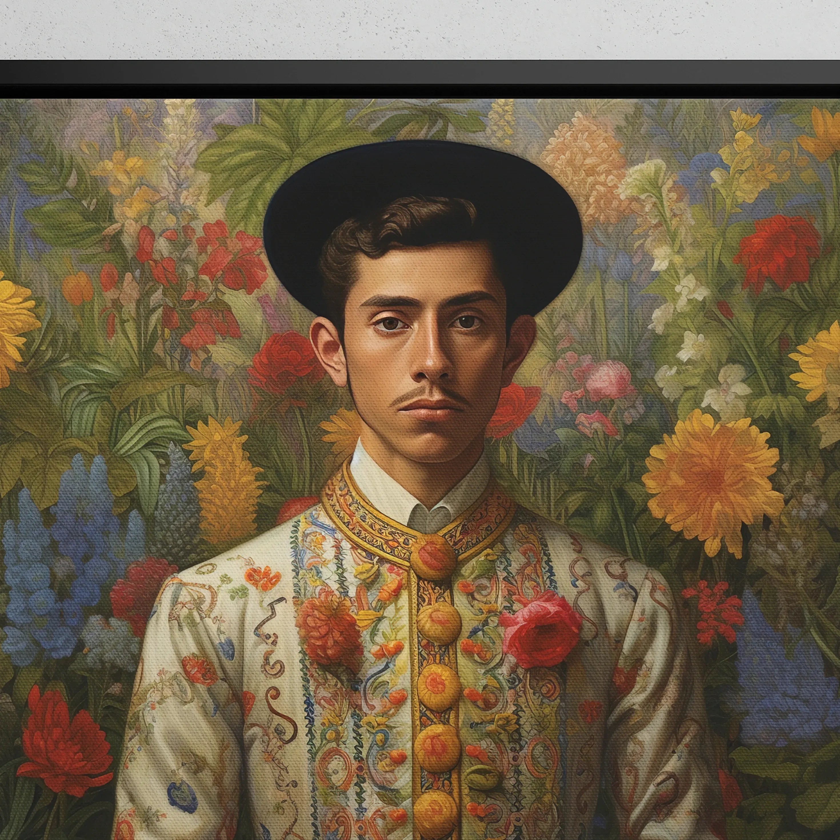 Prince Bernardino - Gay Mexican Royalty Queerart Canvas - Posters Prints & Visual Artwork - Aesthetic Art