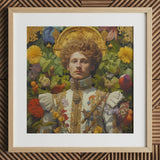 Prince Carlisle - Gay English Royalty Art Print / Canvas, 12x12’’ / 31x31cm / Natural Frame / Matboard, Posters Prints & Visual Artwork,