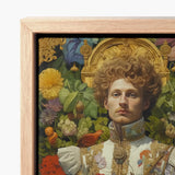 Prince Carlisle - Gay English Royalty Art Print / Canvas Framed Portrait Man Ornate Gold-embroidered Attire, Itty-bitty Pretty Committee,