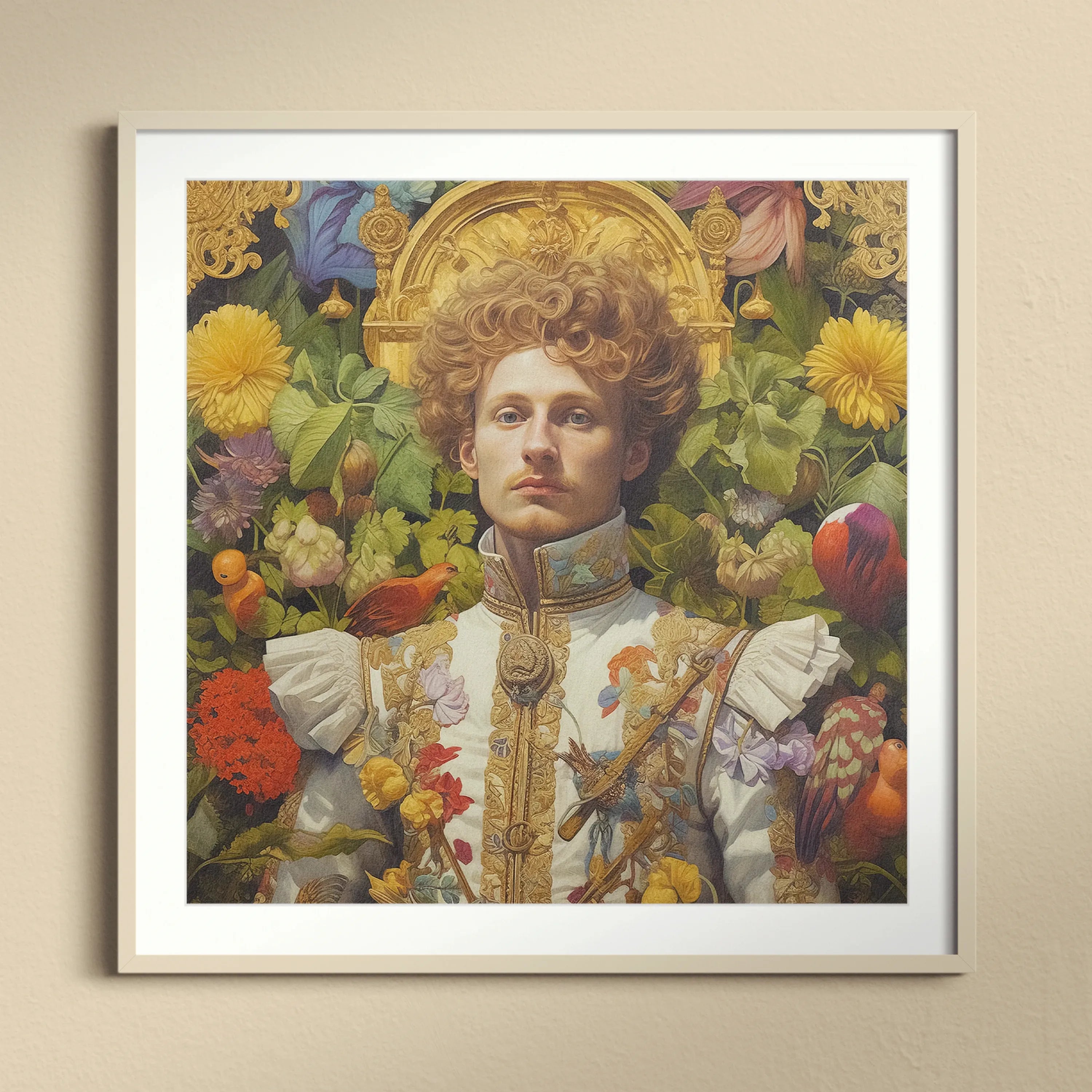 Prince Carlisle - Gay Uk Royalty English Renaissance Print - 16’x16’ - Posters Prints & Visual Artwork - Aesthetic Art