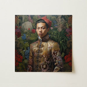 Prince Chakri - Gaysian Thai Royalty Art Print / Canvas, Prince Chakri, Baroque Gay Princes, Gaysian Thai Royalty