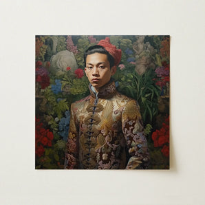 Prince Chakri - Gaysian Thai Royalty Art Print / Canvas, Prince Chakri, Baroque Gay Princes, Gaysian Thai Royalty