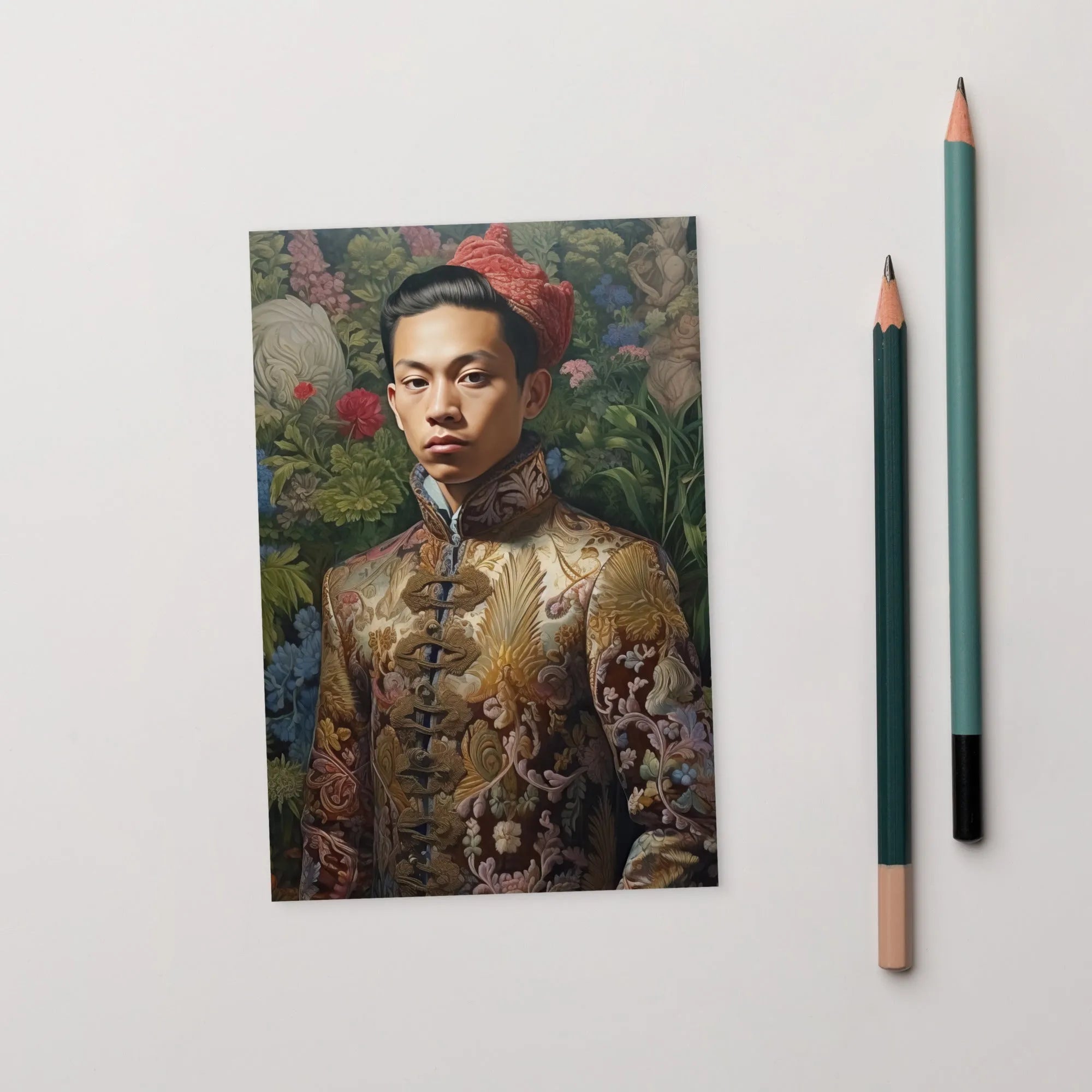 Prince Chakri - Gaysian Thai Royalty Dandy Queerart Print - 4’x6’ - Posters Prints & Visual Artwork - Aesthetic Art