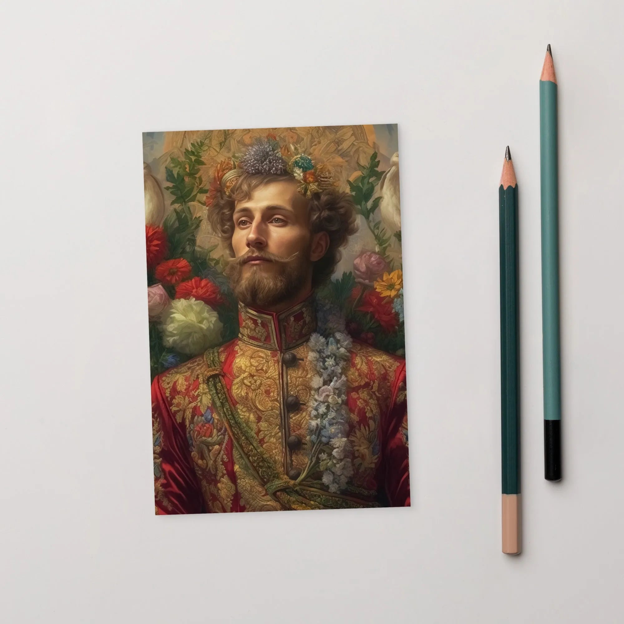 Prince Fyodor - Handsome Gay Russian Royalty Queerart Print - 4’x6’ - Posters Prints & Visual Artwork - Aesthetic Art