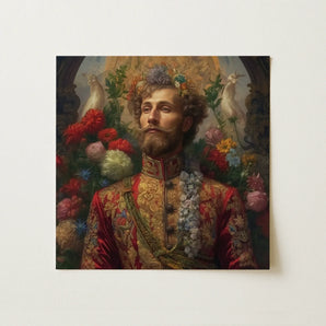 Prince Fyodor - Russian Gay Royalty Art Print / Canvas, Prince Fyodor, Itty-bitty Pretty Committee, Baroque Gay Princes