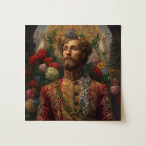 Prince Fyodor - Russian Gay Royalty Art Print / Canvas, Prince Fyodor, Itty-bitty Pretty Committee, Baroque Gay Princes