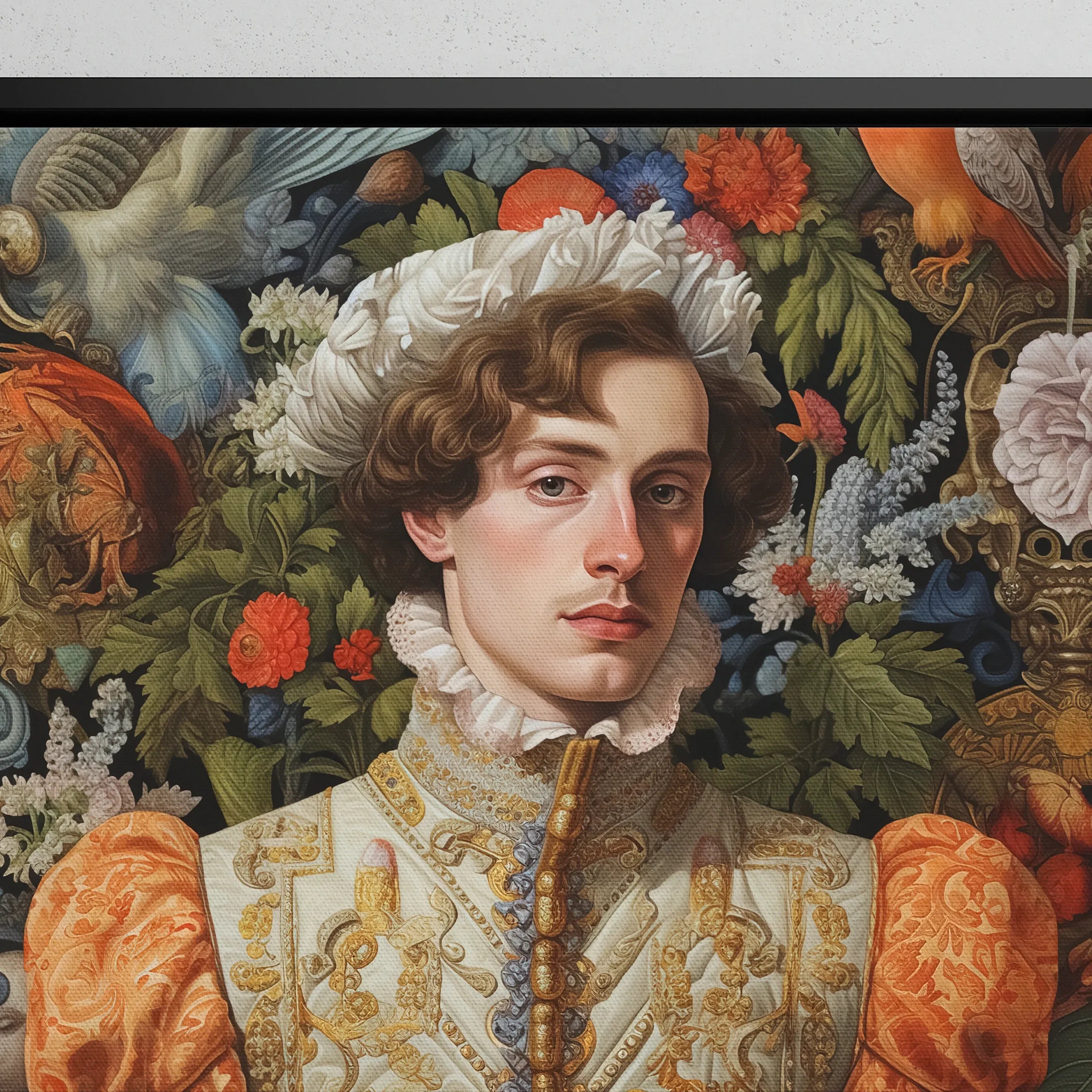 Prince Hugo - Gay German Royalty Renaissance Queerart Canvas - Posters Prints & Visual Artwork - Aesthetic Art
