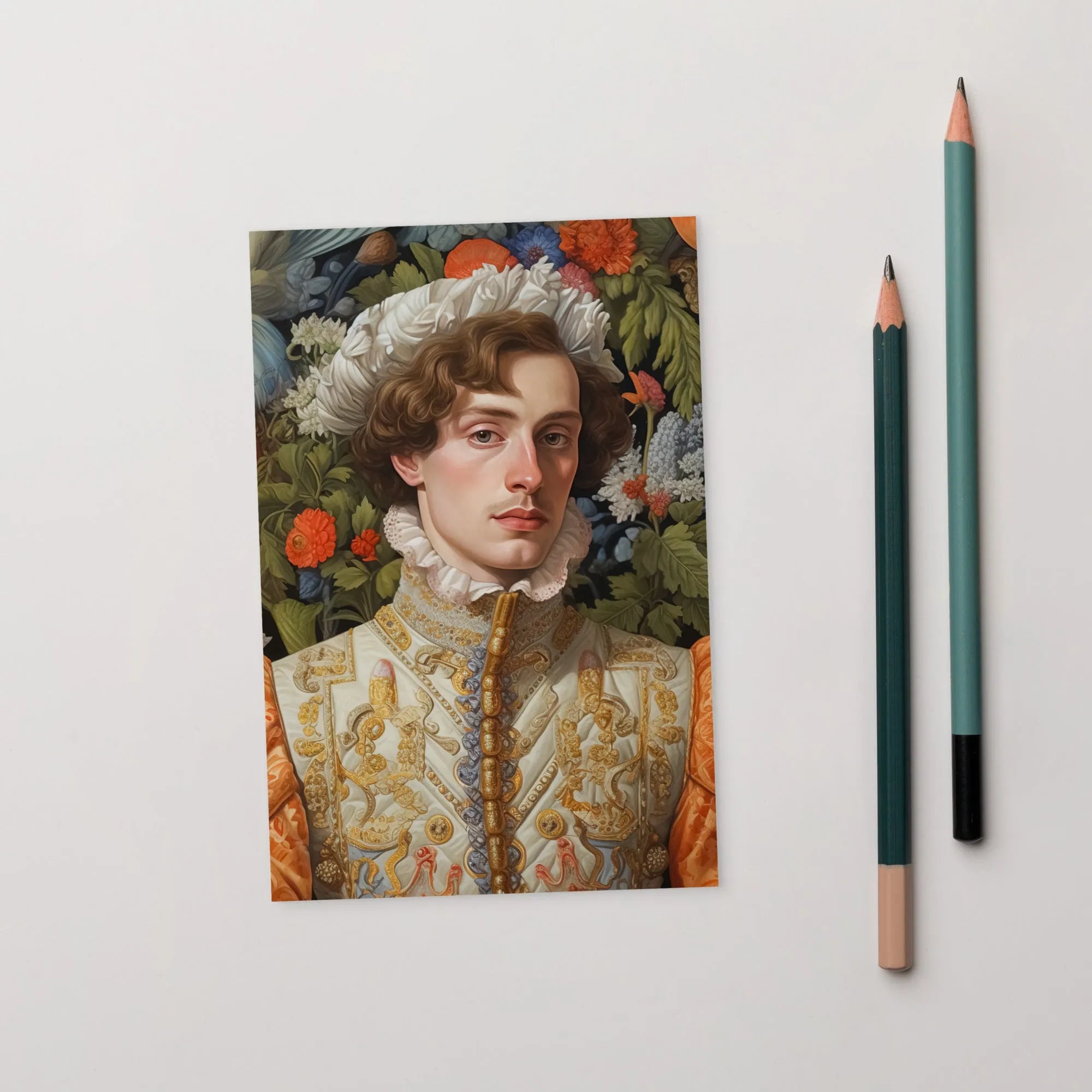 Prince Hugo - Gay German Royalty Renaissance Queerart Print - 4’x6’ - Posters Prints & Visual Artwork - Aesthetic Art