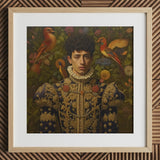Prince Ignacio - Gay Spanish Royalty Art Print / Canvas, 12x12’’ / 31x31cm / Natural Frame / Matboard, Posters Prints & Visual Artwork,