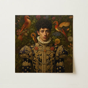 Prince Ignacio - Gay Spanish Royalty Art Print / Canvas, Prince Ignacio, Itty-bitty Pretty Committee, Baroque Gay Princes