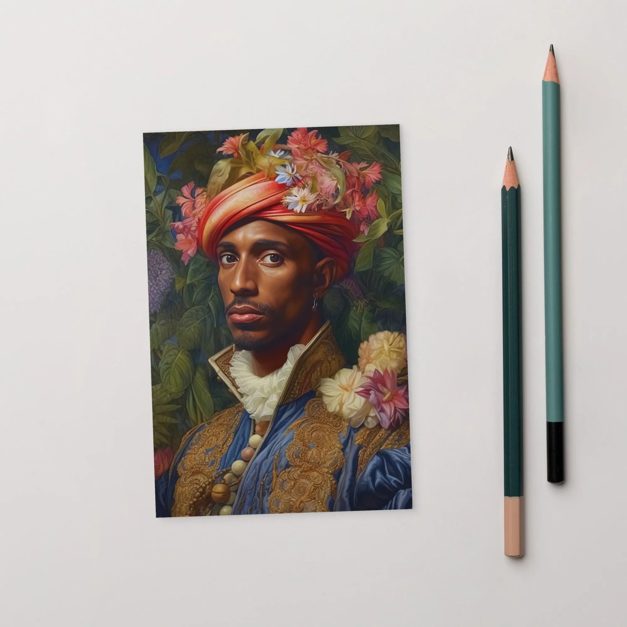 Prince Isaiah - Afroamerican Gay Black Royalty Queerart - 4’x6’ - Posters Prints & Visual Artwork - Aesthetic Art