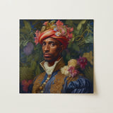 Prince Isaiah - Black Gay Royalty Baroque Art Print / Canvas, 12x12’’ / 31x31cm / Unframed / no Border, Posters Prints & Visual Artwork,