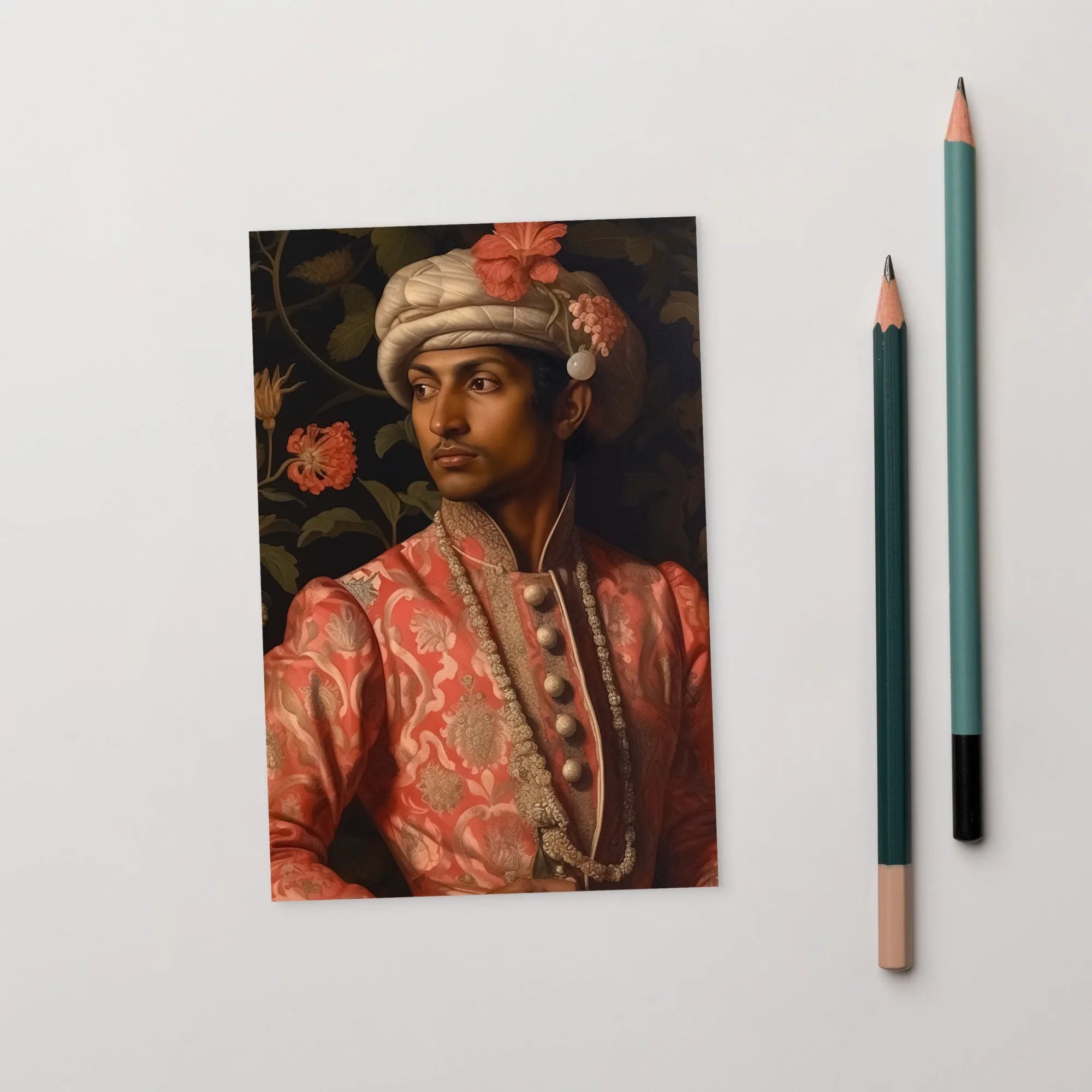Prince Kaniyan - Gay India Tamil Royalty Queerart Print - 4’x6’ - Posters Prints & Visual Artwork - Aesthetic Art