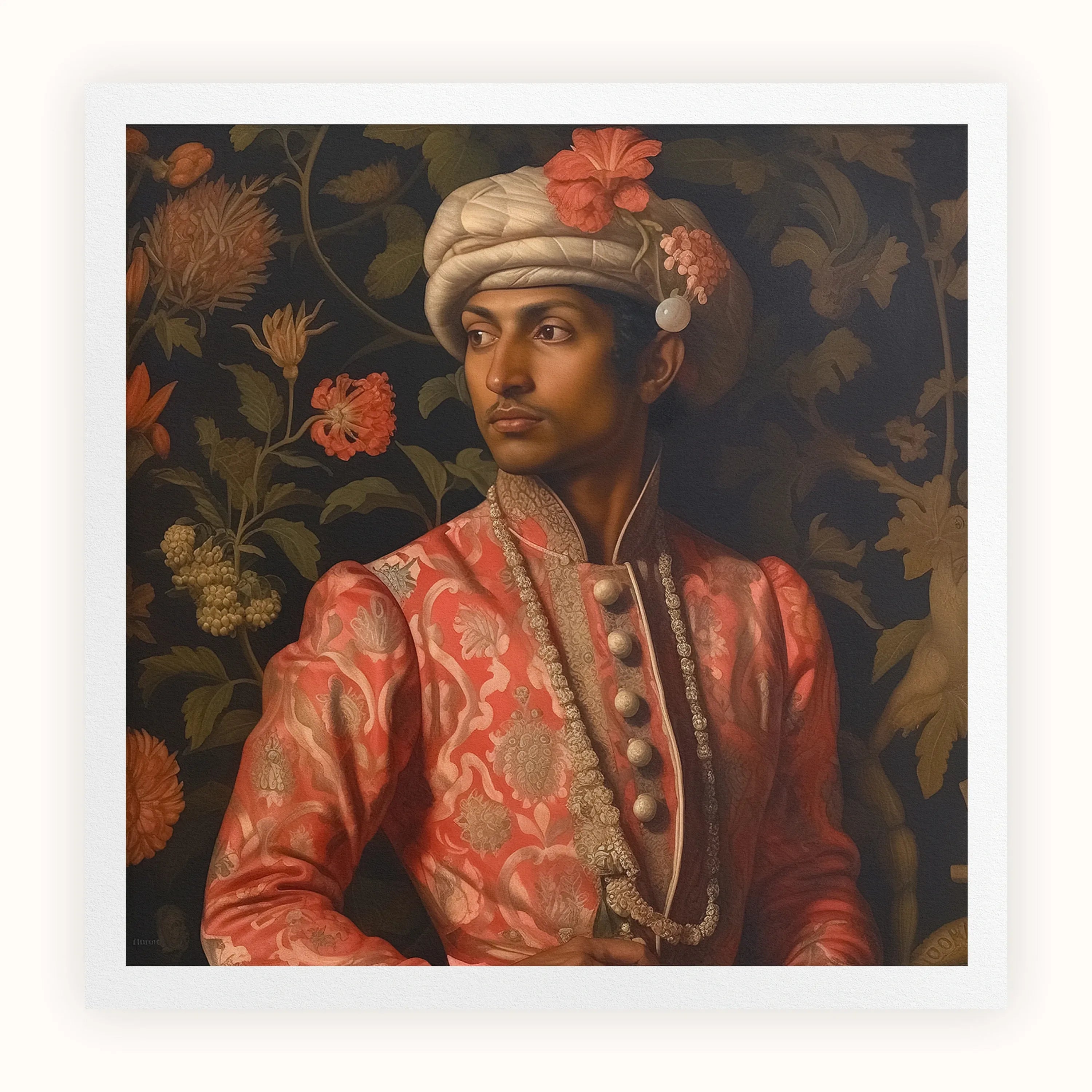 Prince Kaniyan - Gay India Tamil Royalty Queerart Print - Posters Prints & Visual Artwork - Aesthetic Art