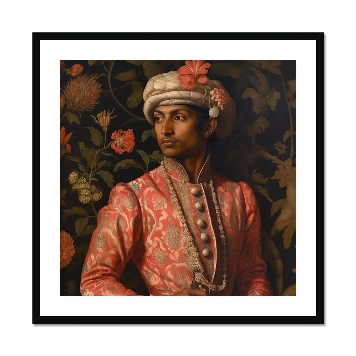 Prince Kaniyan - Tamil Gay Royalty Baroque Art Print Posters Prints & Visual Artwork