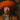 Orange Fur Beret Intricate Gold Embroidery Tassels Prince Khaliun, Mongolian Gaysian Royalty, Baroque Gay Princes