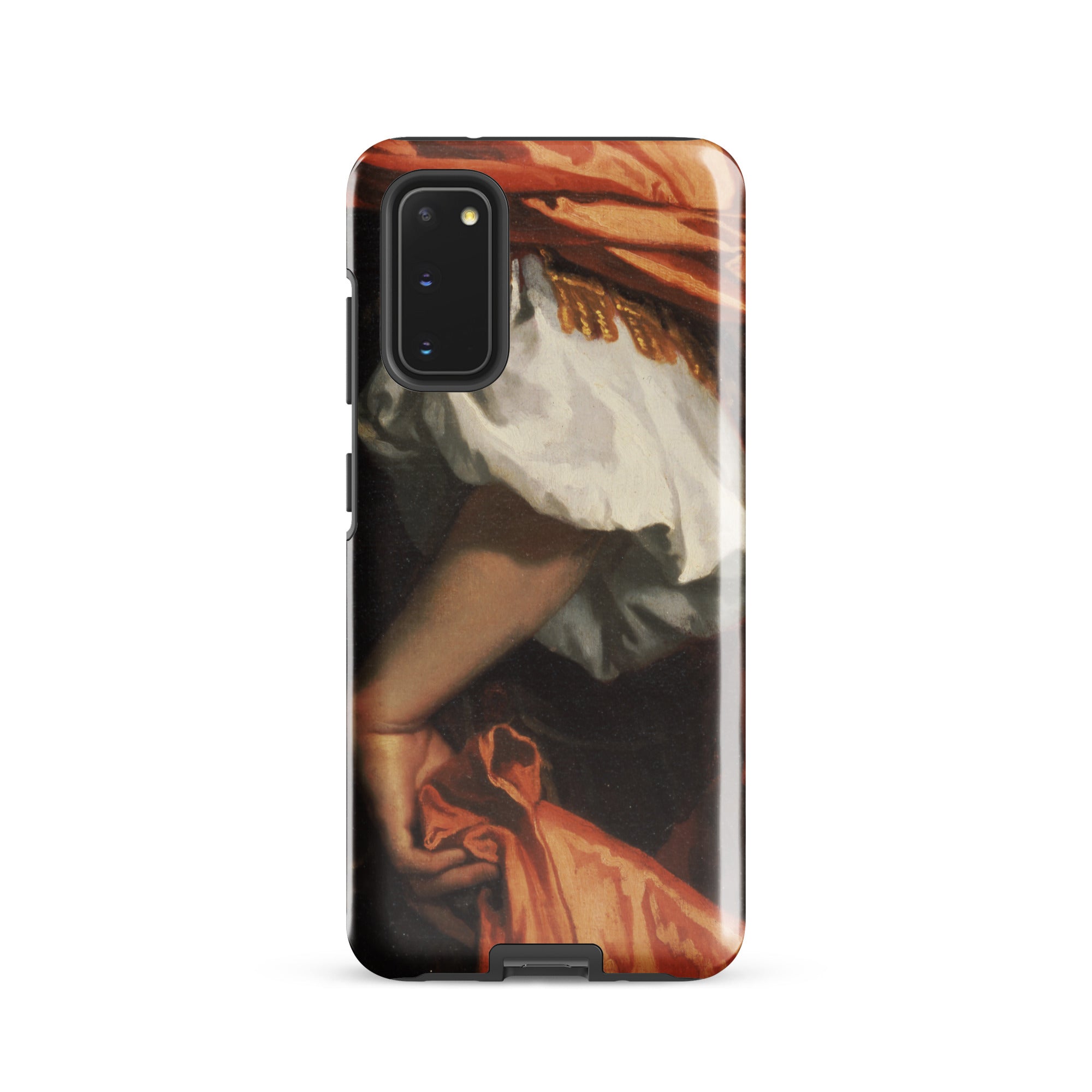 Prince Rupert of the Rhine Peter Lely Samsung Case, Galaxy S20 / Gloss, Smartphone Case Classical Painting Person White Shirt Orange