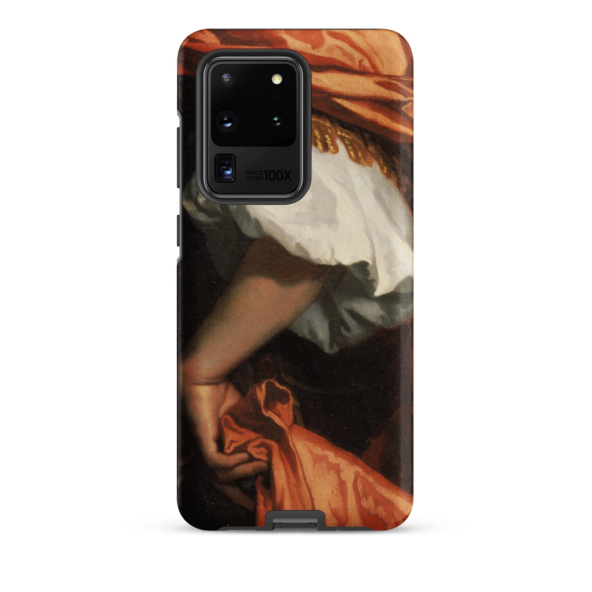 Prince Rupert of the Rhine Peter Lely Samsung Case, Galaxy S20 Ultra / Matte, Smartphone Case Classical Painting Person White Orange Attire