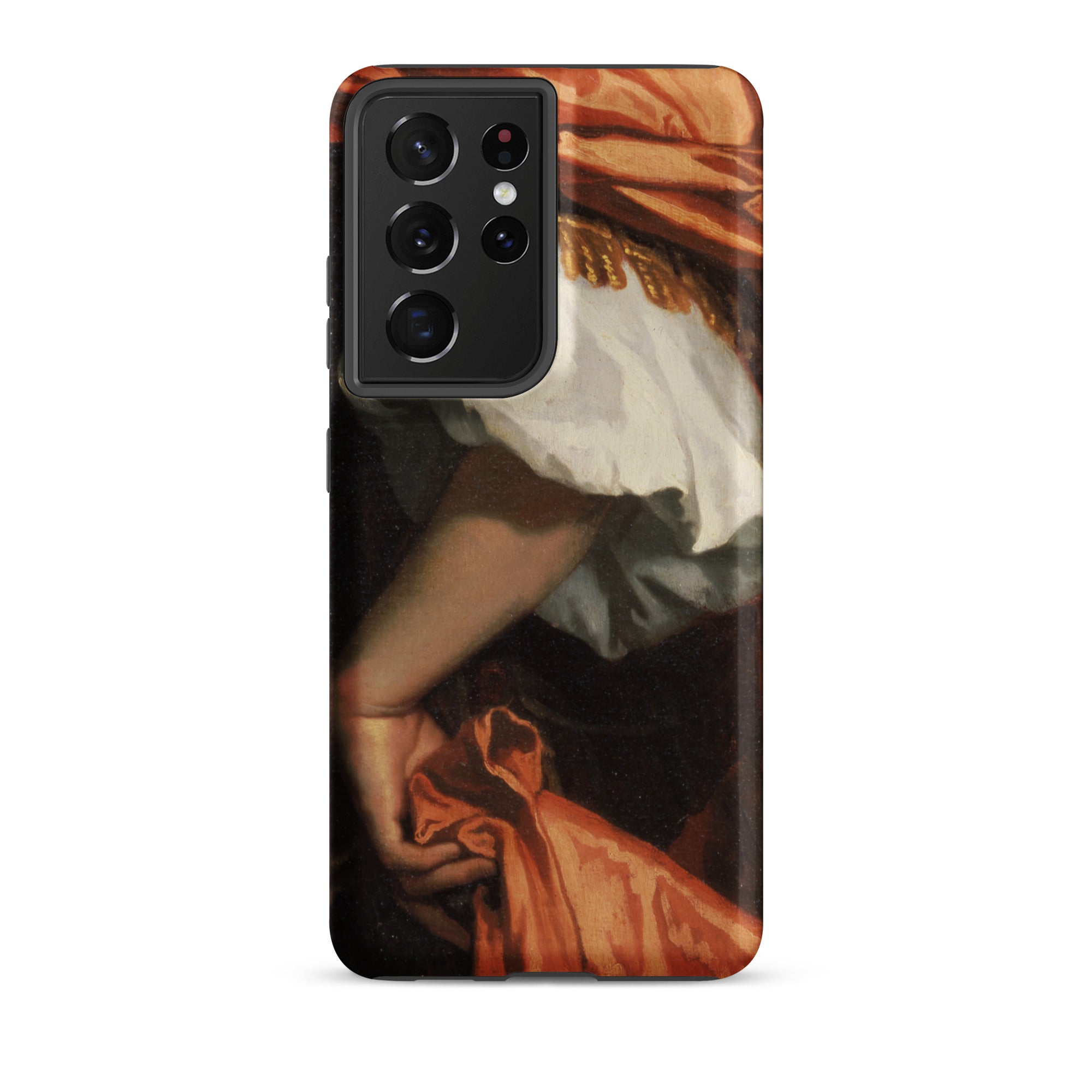 Prince Rupert of the Rhine Peter Lely Samsung Case, Galaxy S21 Ultra / Matte, Black Smartphone Camera Module Classical Painting Person White
