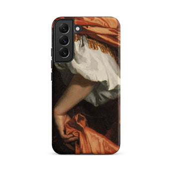Prince Rupert of the Rhine - Peter Lely Samsung Case, Galaxy S22 Plus / Matte, Smartphone Case Classical Painting Person White Shirt Orange