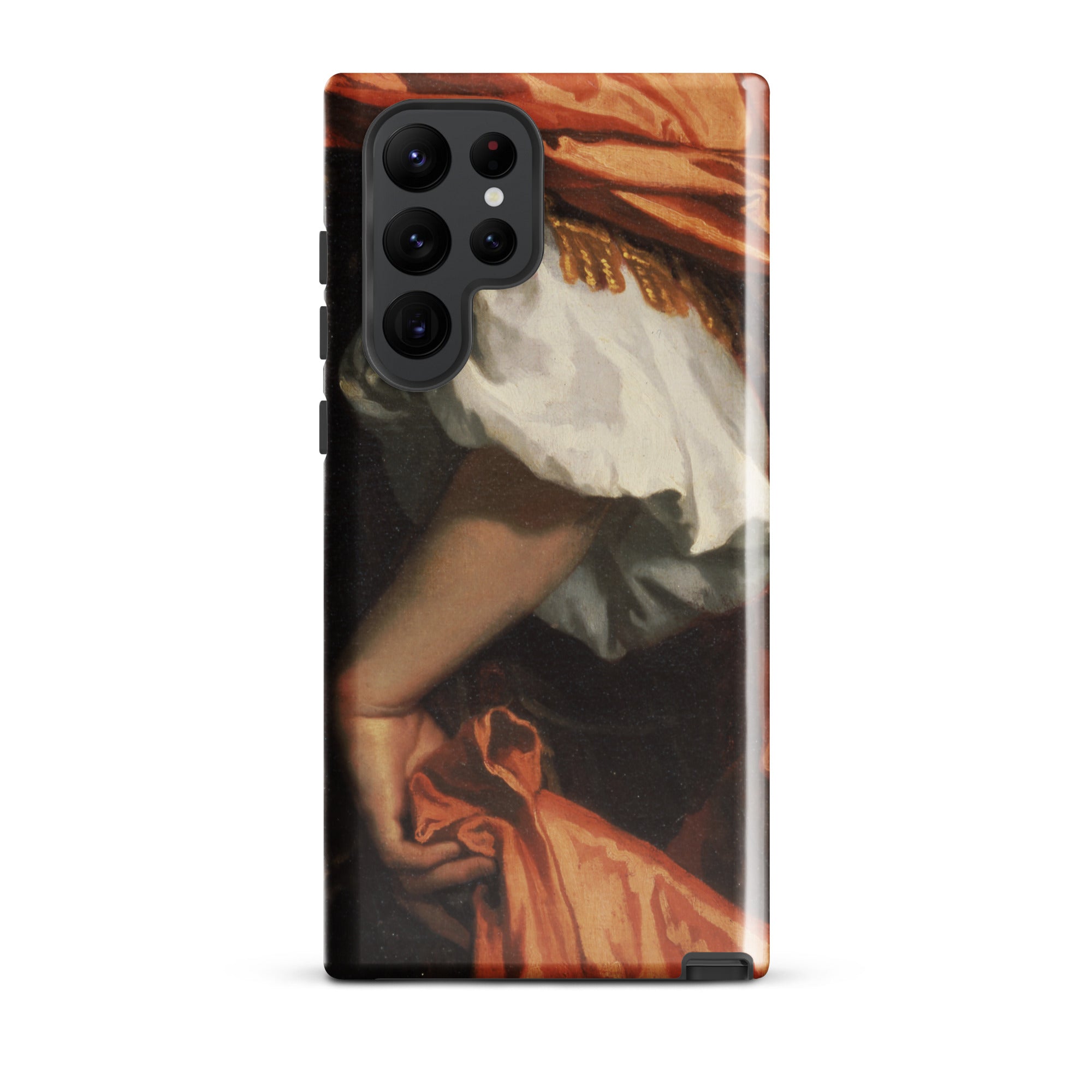 Prince Rupert of the Rhine Peter Lely Samsung Case, Galaxy S22 Ultra / Gloss, Smartphone Case Classical Painting Person White Orange Garment