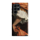 Prince Rupert of the Rhine Peter Lely Samsung Case, Galaxy S22 Ultra / Matte, Smartphone Case Classical Painting Person White Orange Drapery