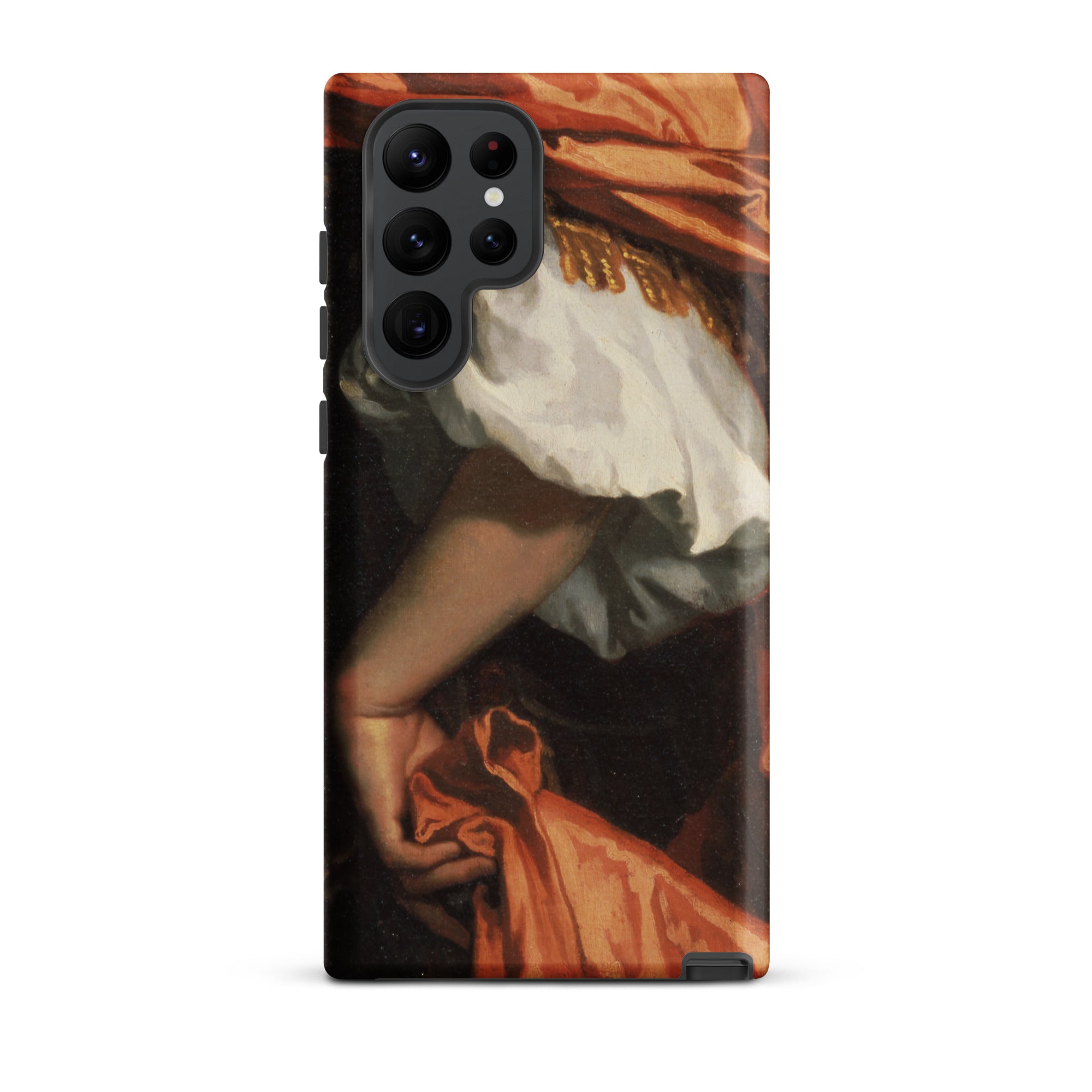 Prince Rupert of the Rhine Peter Lely Samsung Case, Galaxy S22 Ultra / Matte, Smartphone Case Classical Painting Person White Orange Drapery
