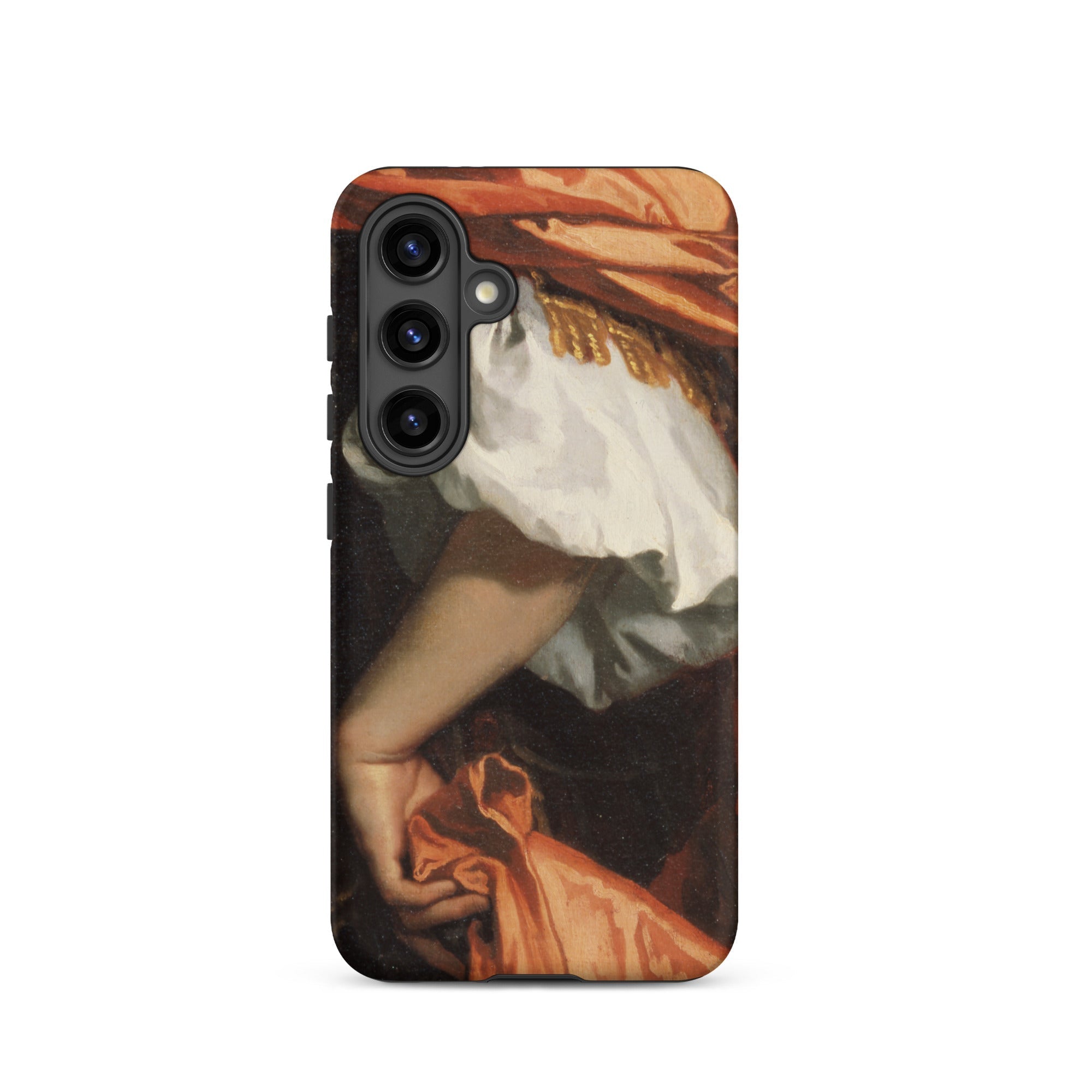 Prince Rupert of the Rhine Peter Lely Samsung Case, Galaxy S24 / Matte, Smartphone Case Classical Painting Person White Shirt Orange