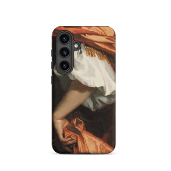 Prince Rupert of the Rhine - Peter Lely Samsung Case, Galaxy S24 / Matte, Smartphone Case Classical Painting Person White Shirt Orange