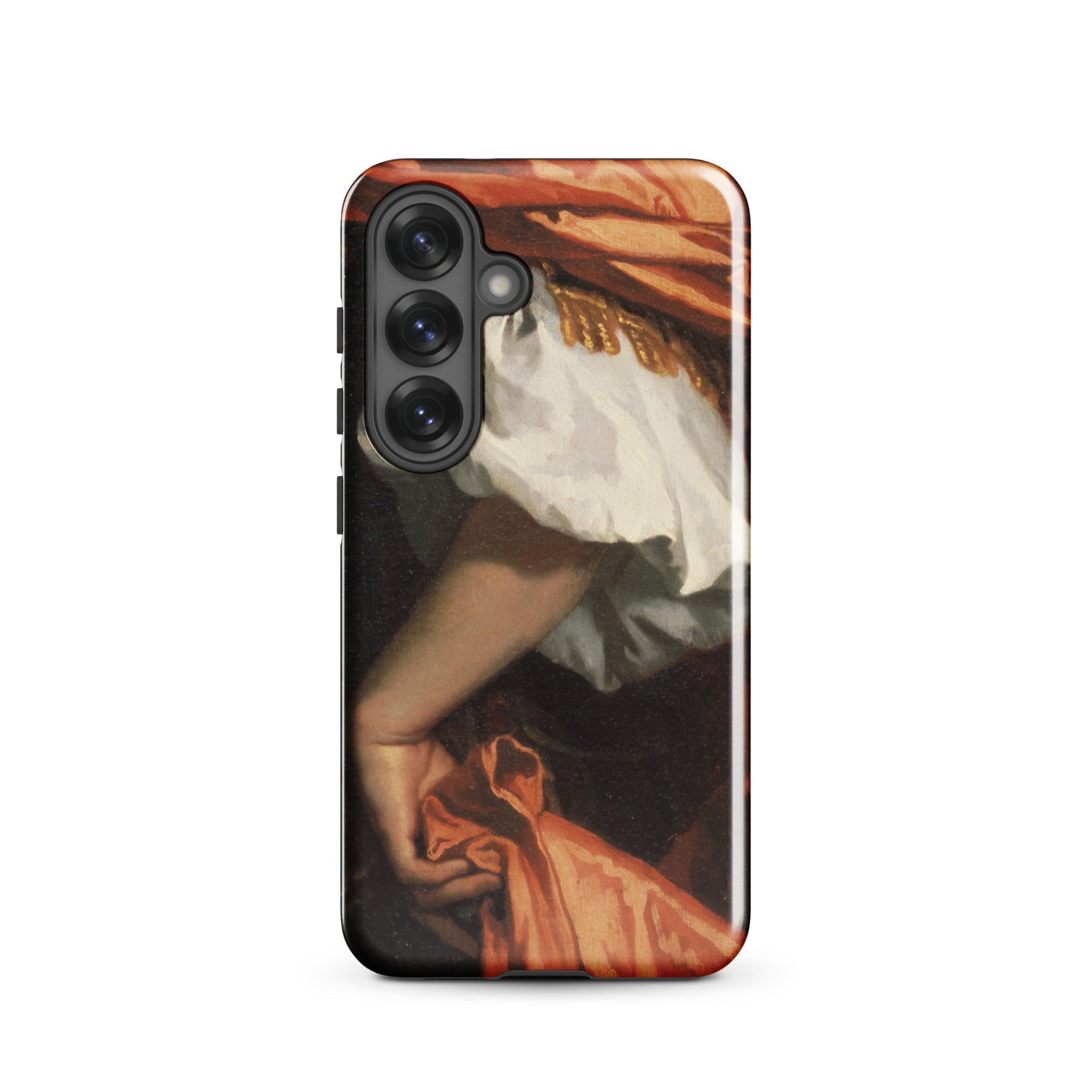 Prince Rupert of the Rhine Peter Lely Samsung Case, Galaxy S25 / Gloss, Smartphone Case Classical Painting Person White Shirt Orange