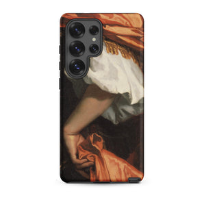 Prince Rupert of the Rhine - Peter Lely Samsung Case, Galaxy S25 Ultra / Matte, Black Phone Case Classical Painting Person White Orange