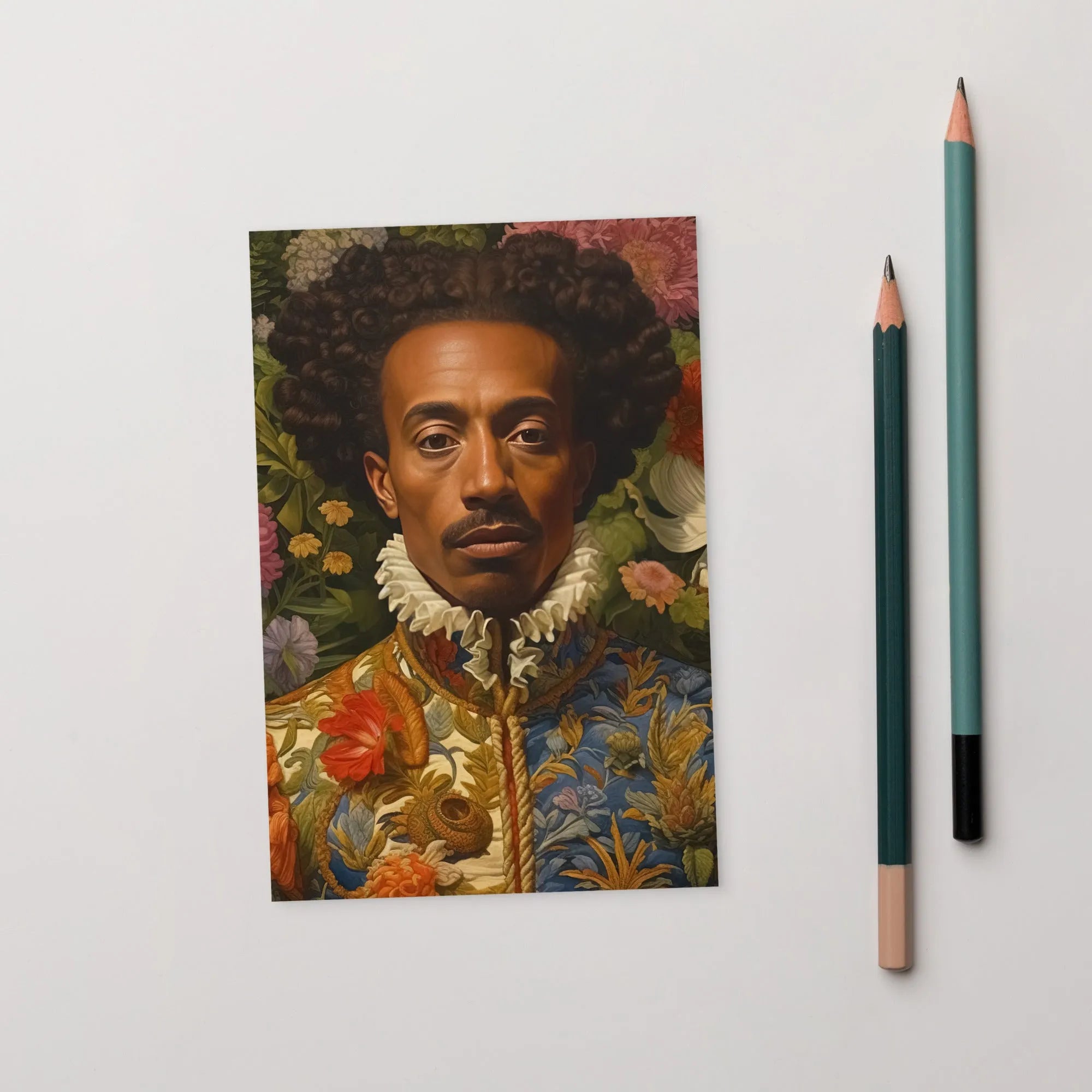 Prince Wesley - Afroamerican Gay Black Royalty Queerart - 4’x6’ - Posters Prints & Visual Artwork - Aesthetic Art