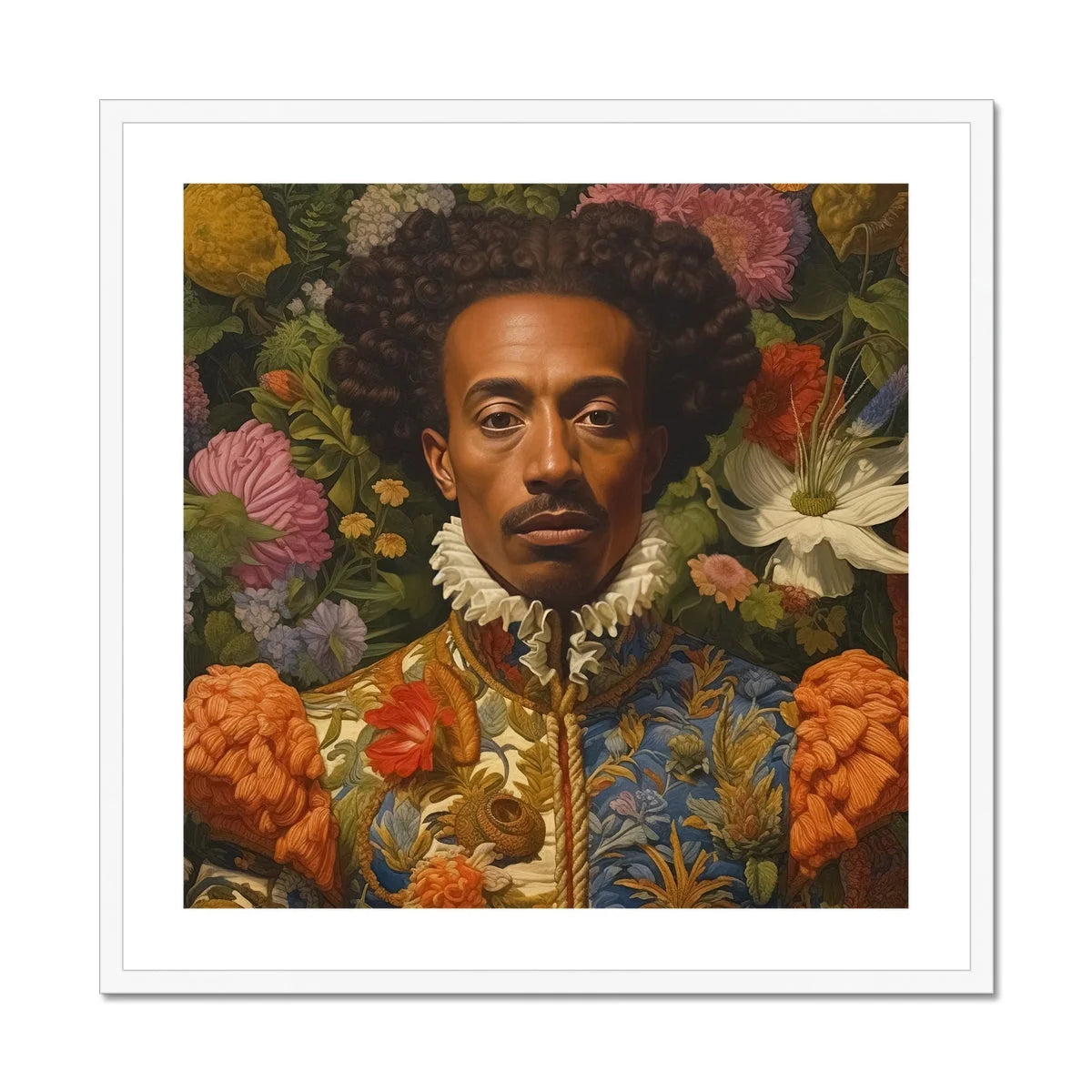 Prince Wesley - Afroamerican Gay Royalty Baroque Art Print Posters Prints & Visual Artwork