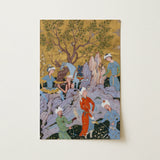 Princely Hawking Party - Mirza Ali Art Print / Canvas, 12x18’’ / 31x46cm / Unframed / no Border, Posters Prints & Visual Artwork, Toby Leon