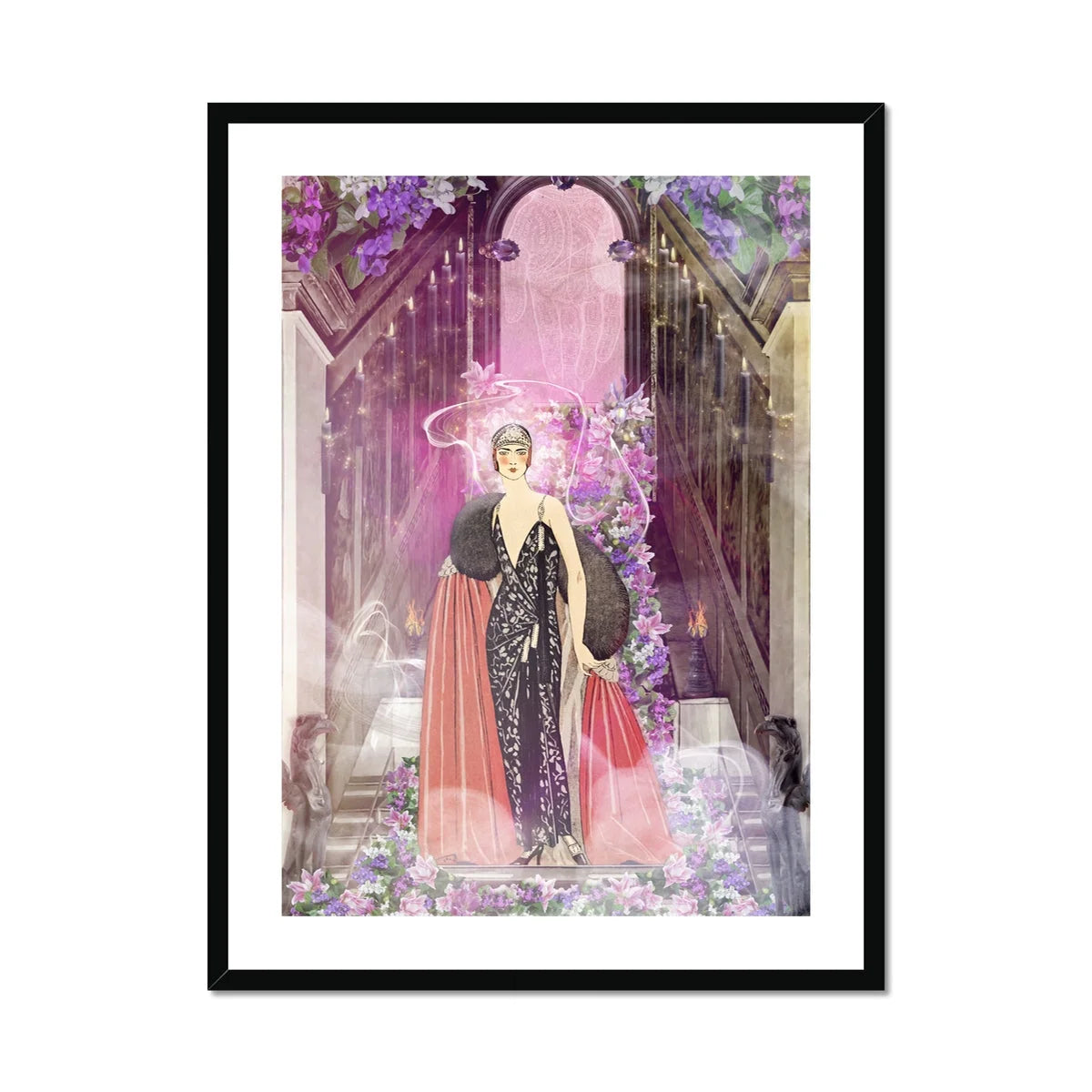 Princess Reah - Surreal Sorceress Myth Art Print