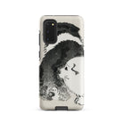 Puppies Kōno Bairei Meiji Era Samsung Case, Galaxy S20 / Matte, White Smartphone Case Black Skunk Design