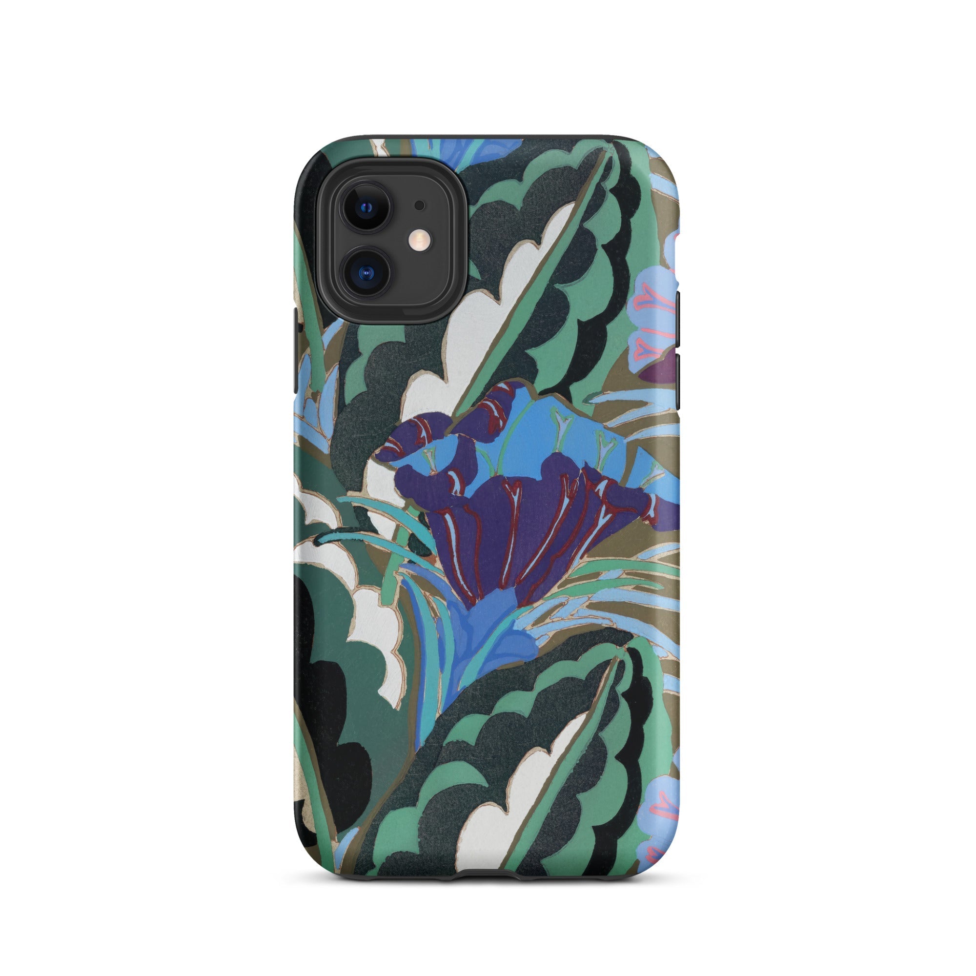 Purple Floral Motif Edouard Benedictus Iphone Case, 11 / Matte, Floral Patterned Phone Case