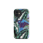 Purple Floral Motif Edouard Benedictus Iphone Case, 12 Mini / Matte, Floral Patterned Phone Case