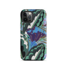 Purple Floral Motif Edouard Benedictus Iphone Case, 12 Pro / Matte, Floral Patterned Phone Case