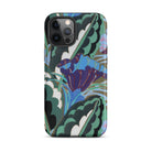 Purple Floral Motif Edouard Benedictus Iphone Case, 12 Pro Max / Matte, Floral Patterned Phone Case
